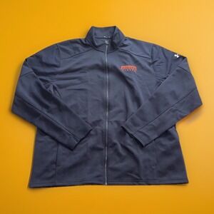 Auburn Tigers Jacket Mens XL Navy‎ Blue NCAA Football Under Armour Full Zip XL
